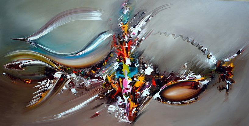 Abstract Time by Gena Theheartofart