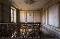 Abandonné escalier dans un château. par Roman Robroek - Photos de bâtiments abandonnés Aperçu