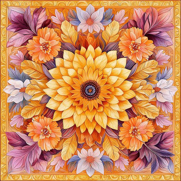 Mandala as a mirror of inner peace by Niklas Maximilian