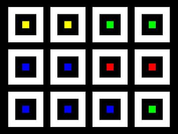 Nested | Center | 04x03 | N=02 | Random #03 | RGBY van Gerhard Haberern
