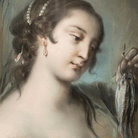 Das Wasser: Allegorie der vier Elemente, Rosalba Carriera von Meisterhafte Meister