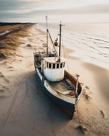 Fishing boat on the beach
