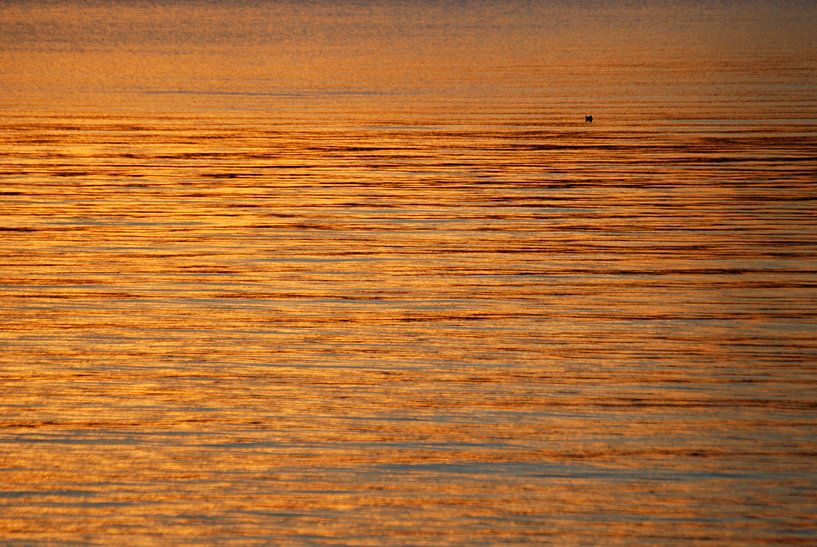 Sunset at sea / Coucher de soleil en mer by Margreet Frowijn