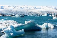 Gletschersee in Island von Ronne Vinkx Miniaturansicht