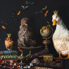 Still life poultry, stillife poultry by Corrine Ponsen