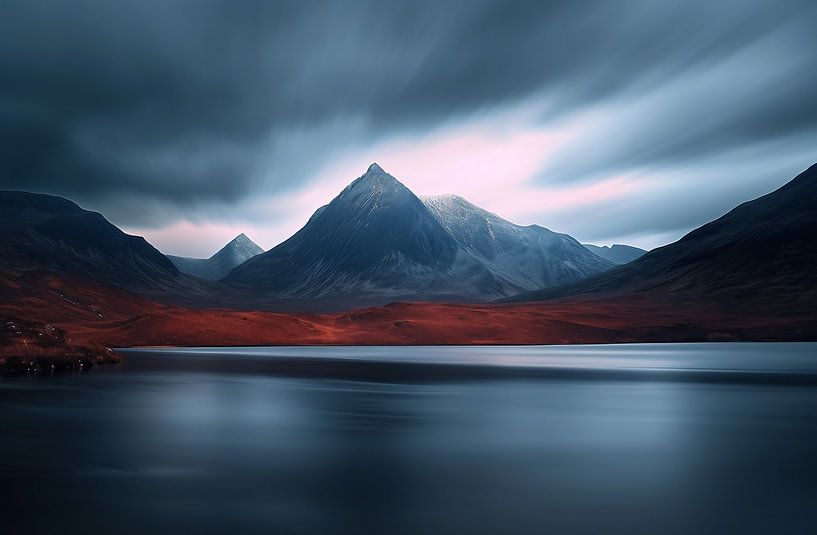 Blick über den See von fernlichtsicht