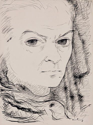 Moïse Kisling - Self-portrait (circa 1940)