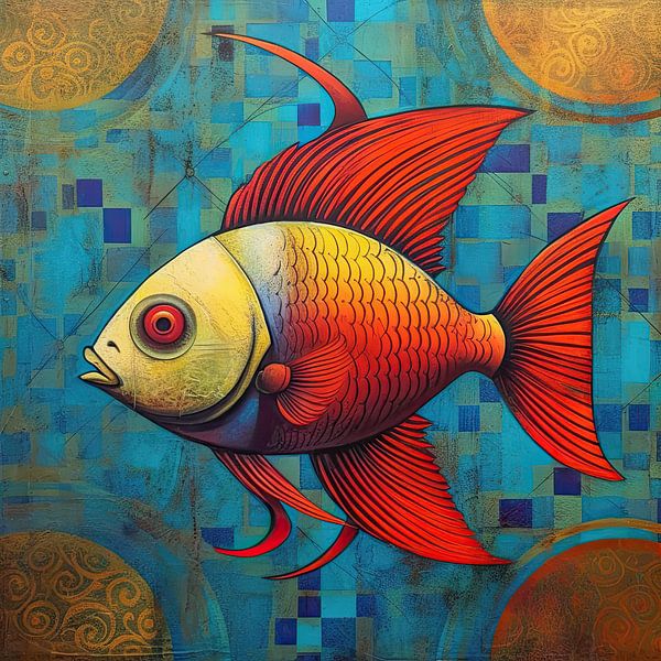 Poisson abstrait par Imagine