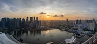 Singapore sunset van Jordy Blokland thumbnail