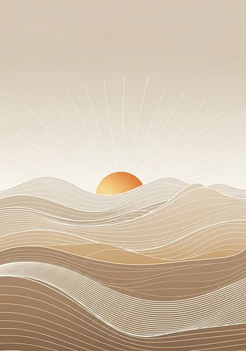 Tranquil Japandi Sunrise