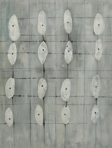 Modern abstract in Japandi stijl