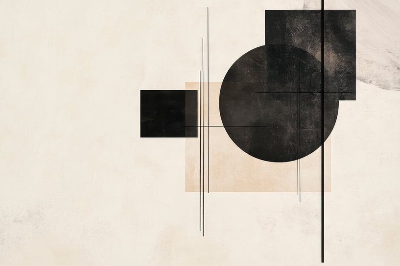 Geometrische Komposition von Poster Art Shop