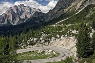 Berglandschap Passo Valparola, Dolomieten van Robert van Willigenburg thumbnail
