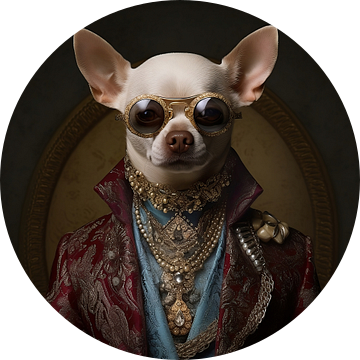 Ontdek de Hipste Chihuahua: Coco, het Stijlicoon op je Muur! van New Visuals