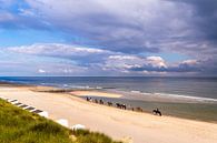 Paarden over het Zeeuwse strand van Danny Bastiaanse thumbnail