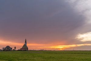 Kirche Den Hoorn Texel nasse Füße 04