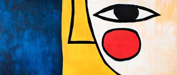 Dessin de masques artistiques - Haut en couleur sur Poster Art Shop