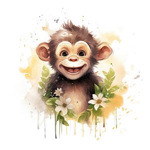 Affen-Babyzimmer