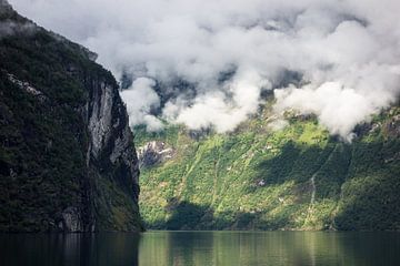 Blick auf den Geirangerfjord