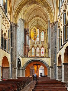 Innenbereich Munsterkerk, Roermond von Digital Art Nederland
