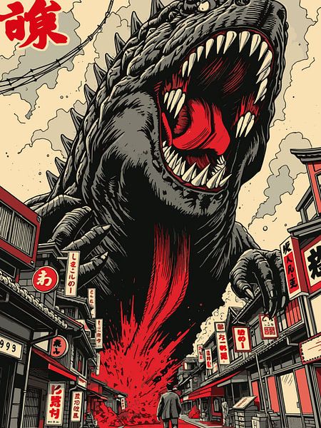 Illustration d'une bête mythique par rendyokt rendy