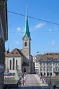 Zürich - Münsterbrücke en Fraumünster kerk van t.ART thumbnail