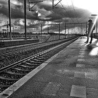 Waiting on the train