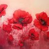 Coquelicots rouges sur Bert Nijholt