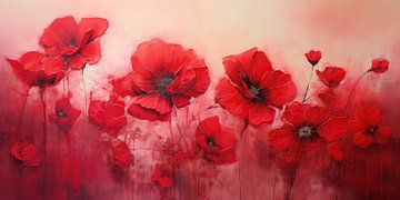 Coquelicots rouges sur Bert Nijholt