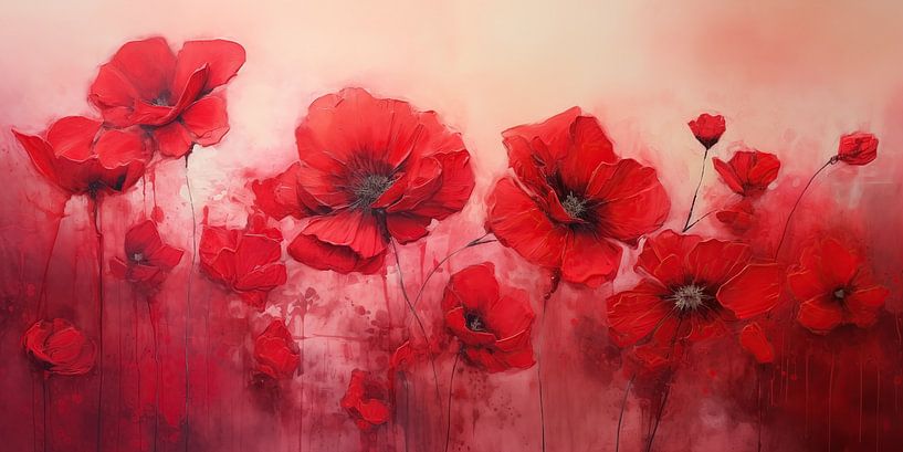 Coquelicots rouges par Bert Nijholt