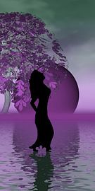 purple dance by Isa Bild