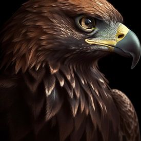 Eagle's Majesty: A Regal Portrait van ArtfulAurora