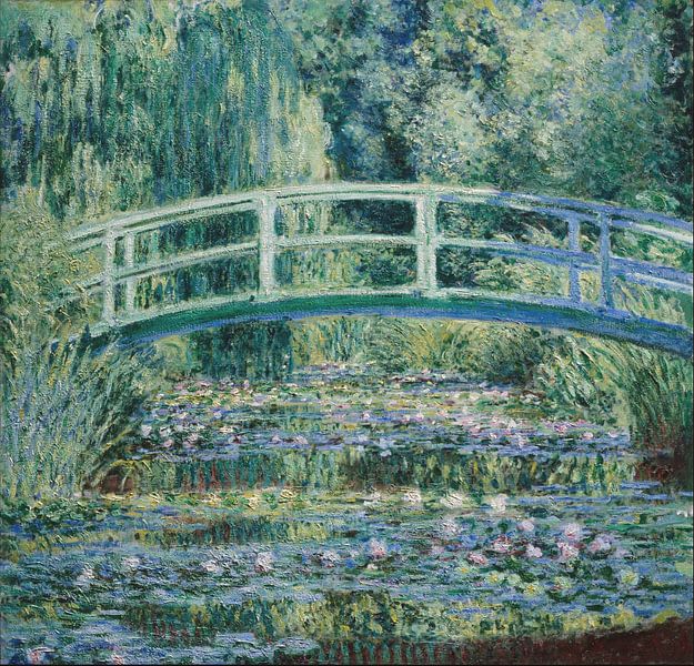 Le pont japonais et les nénuphars, Claude Monet par Des maîtres magistraux