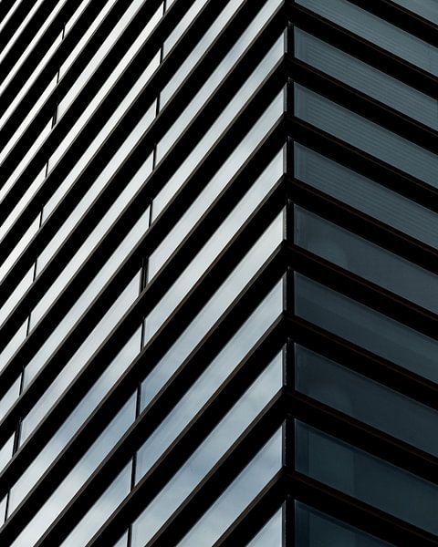 Moderne Gebäude Strukturen Frankfurt von domiphotography