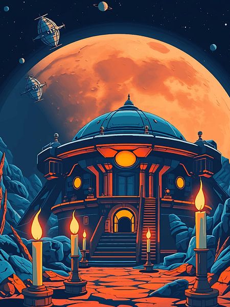 Futuristischer Turm von rendyokt rendy