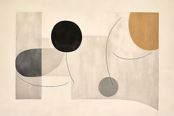 Harmonie | Abstrakt Geometrisch von Abstraktes Gemälde