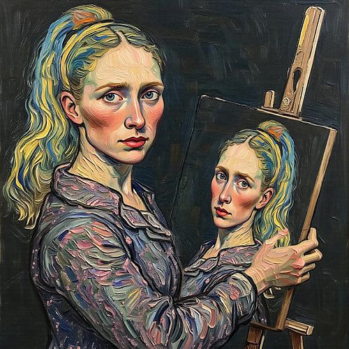 Dames dubbelportret 02 (zelfportret)