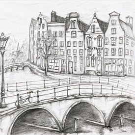 Canal in Amsterdam by Ineke de Rijk