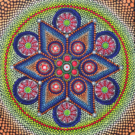 Kaleidoskop-Mandala von oo.works
