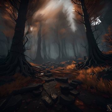 The autumn forest van IIVVA Graphics