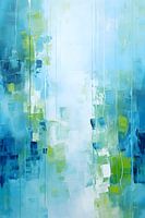 Abstraktes Blau