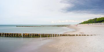 Baltic Sea - Groynes on the beach at Zingst by t.ART