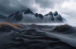 Dunkle Wolken, dramatische Naturkulisse