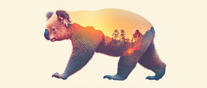 Creatieve dierennatuur van Poster Art Shop