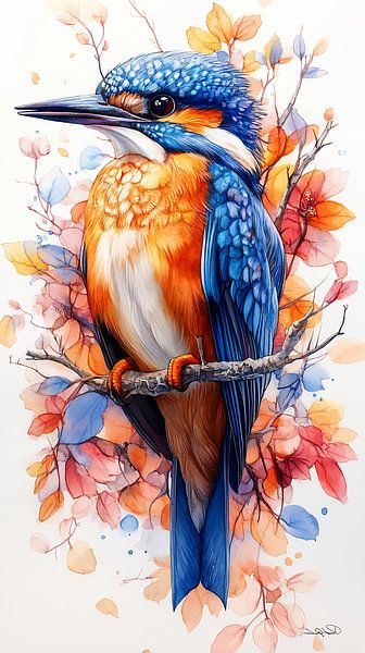 kingfisher by Gelissen Artworks
