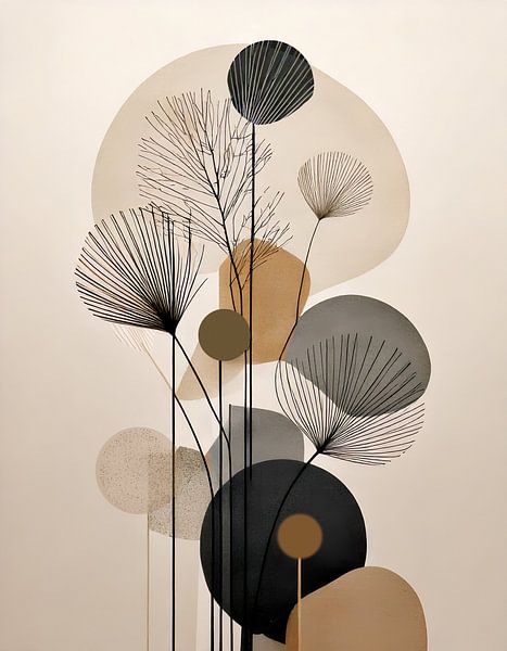 Japandi style flower arrangement by Martine Affre Eisenlohr