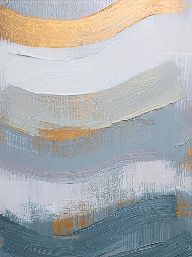 Modern Abstract serie: Olieverf op structuren - 4