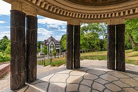 Gartenpavillon und Haus Behrens, Mathildenhöhe Darmstadt von Werner Dieterich