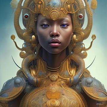 African woman by Patrick Gelissen