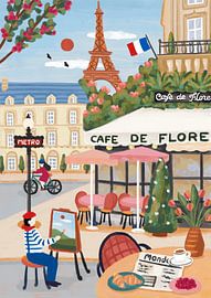 Pariser Cafe von Nidhi Kachhadiya